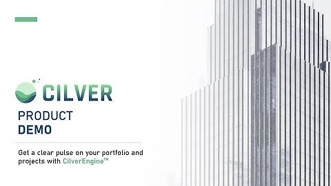 Cilver Demo | Construction Project Portfolio Analytics Dashboard for Schedules, Costs & Risks