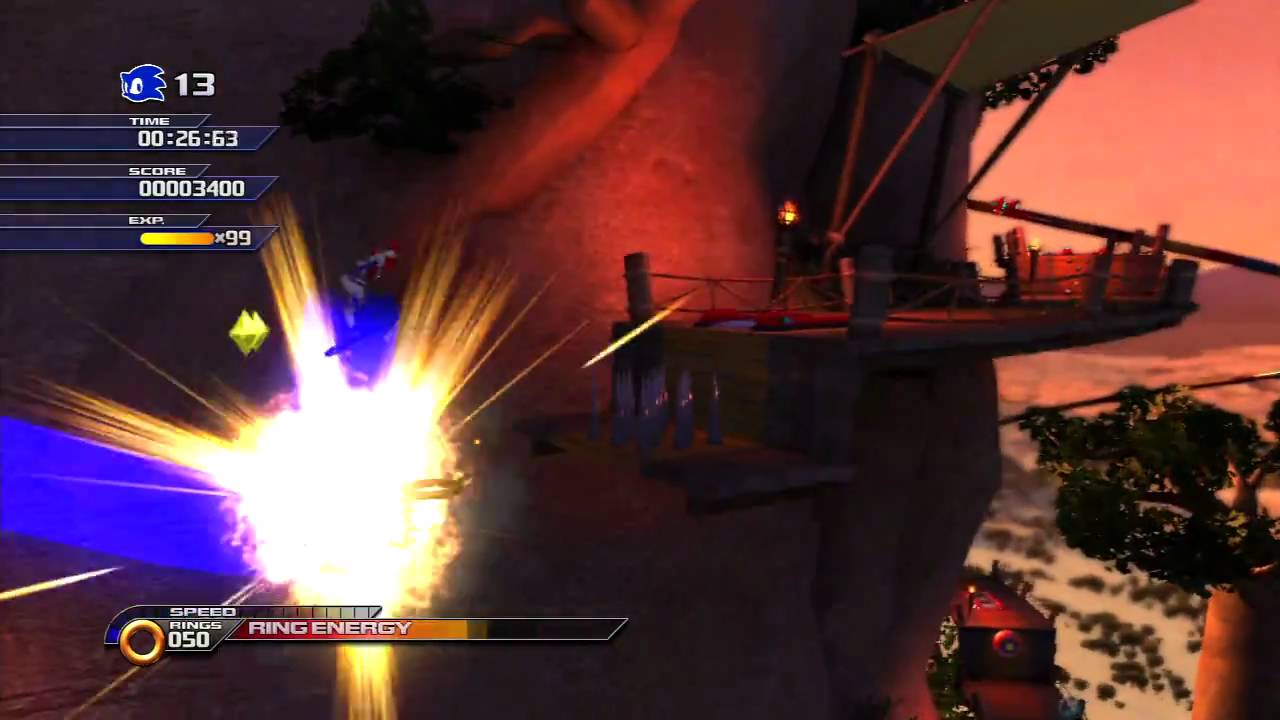 Sonic Unleashed (PS3) Mazuri Savannah Citadel Day Act 3 S-Rank