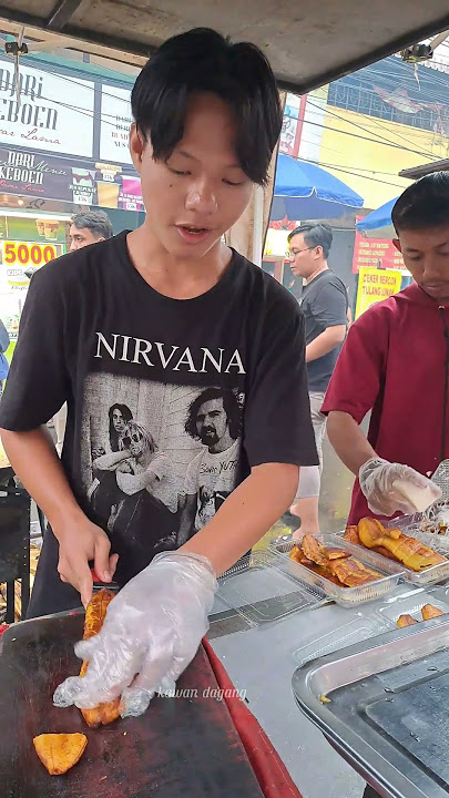 usaha menjanjikan pisang geprek !! #streetfood #kuliner #food #jajanan #usaha
