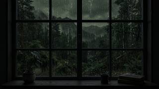 The Sound Of Rain 🌧️ Beyond The Window As The Night Outside Feels Endless And Quiet 🌙✨