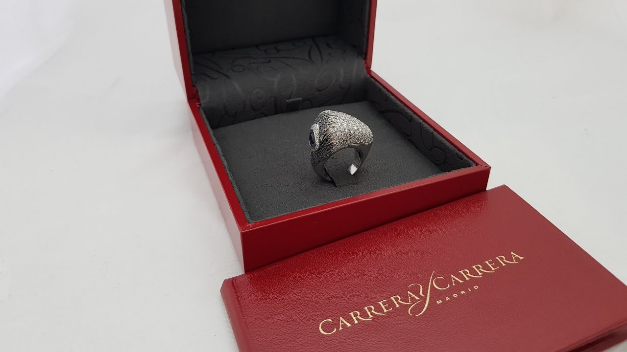 Мега кольцо Carrera y Carrera коллекция Peacock!