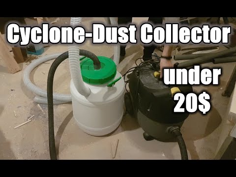 How to Make Cyclone Dust Collector DIY under 20$