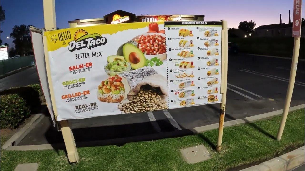 3.03 Del Taco Drive Thru, Bean Rice and Cheese Burrito, Escondido