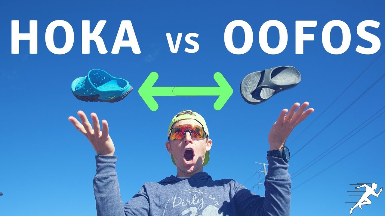 Hoka vs Oofos recovery Slide Sandals 