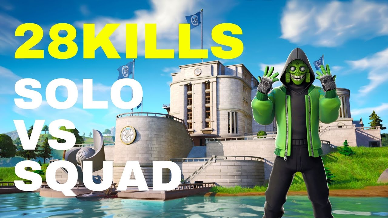 28 KILLS SOLO VS SQUAD - YouTube