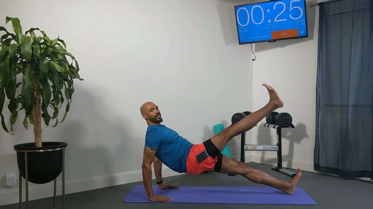 AtHome 5Minute Abs for a Sore Core YouTube