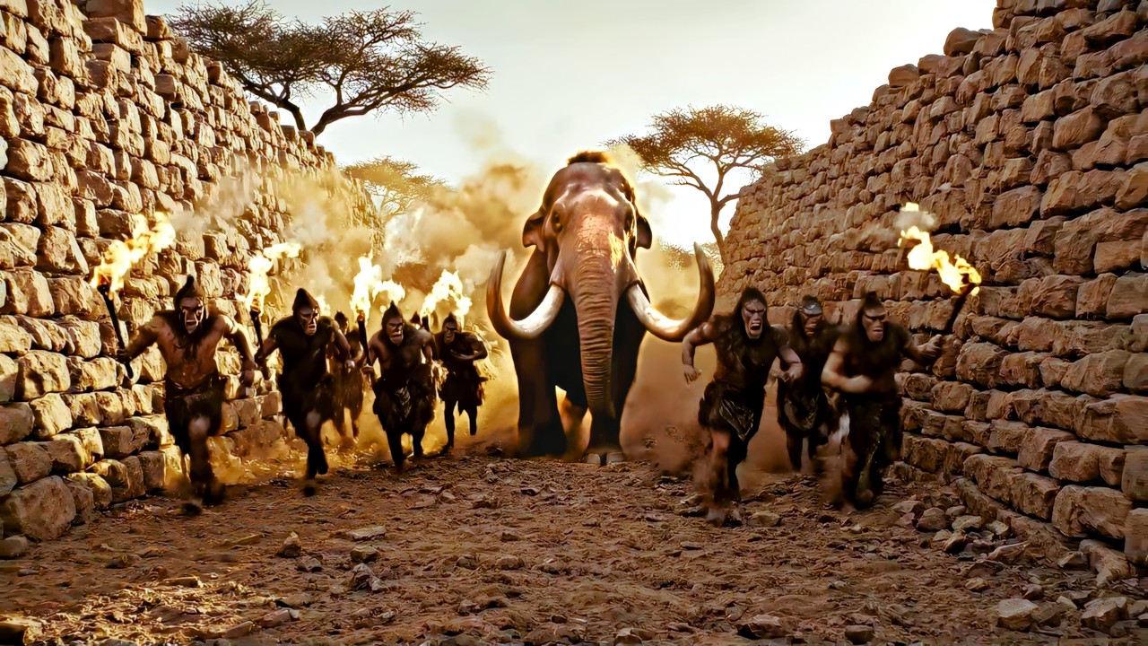 The World 1.4 Million Years Ago | Early Human Survival & Mammoth Hunting Tactics