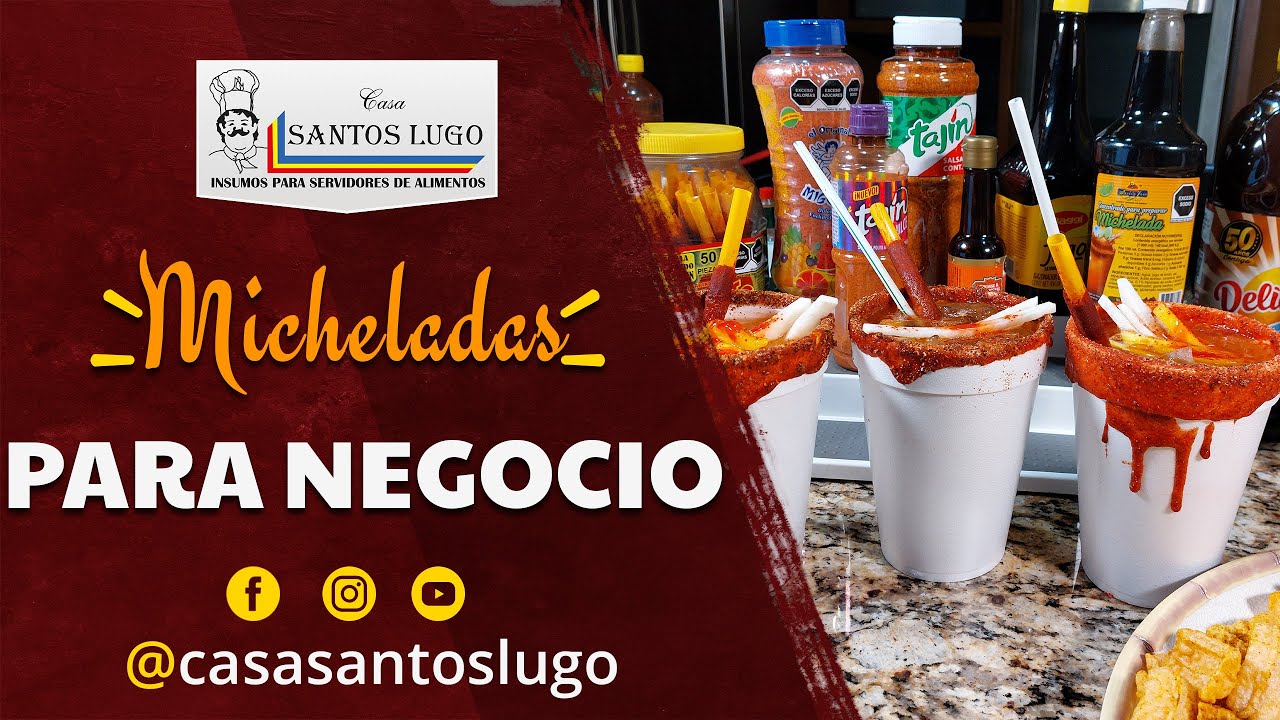 MICHELADAS ⭐RECETA PARA NEGOCIO⭐