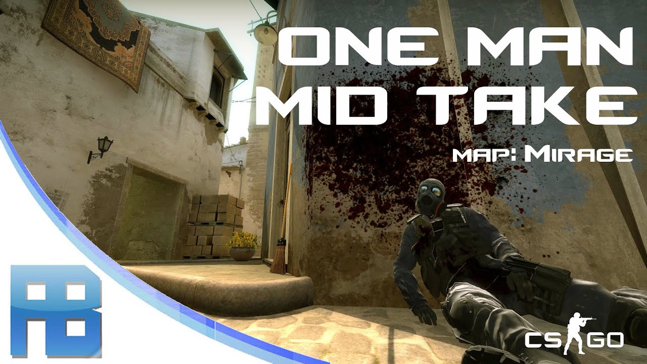 CS:GO - Strat Series - Mirage - One Man T Side Mid Take - YouTube