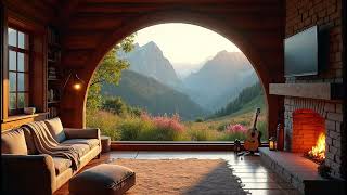 Rainy Night in a Wooden Cabin Loft | Relax & Drift into Deep Sleep