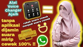 MERUBAH SUARA MENJADI CEWEK/PEREMPUAN 100% MIRIP, HODE PUBG/VOICE CHANGER screenshot 4