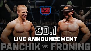 Scott Panchik vs. Rich Froning - CrossFit Open Announcement 20.1