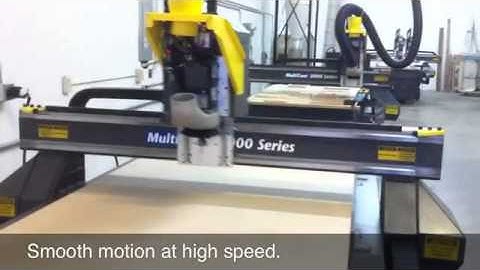 MultiCam 3000 Series 4x8 CNC Router with auto tool changer