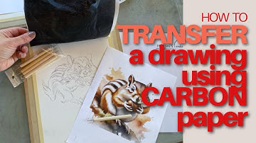 How to use Carbon Paper to transfer drawing