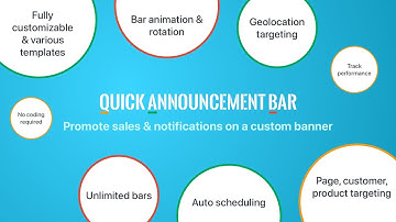 Quick Announcement Bar by Hextom