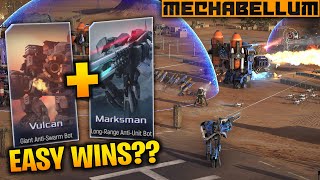 BEST UNIT COMBO to Boost Your MMR (Vulcan + Marksman) - Mechabellum Guide