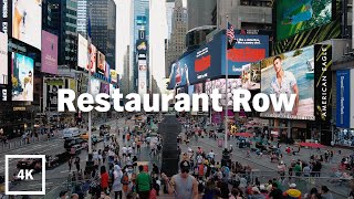 Celebrity ⁴ᴷ⁶⁰Walking New York City: Duffy Square/Restaurant Row Profile
