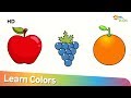 Learn Colors with Fruits  | Educational Videos for Kids  | Shemaroo Kids