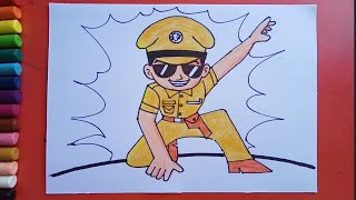 How to draw Little Singham screenshot 5