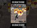 Free Fire 7th anniversary Gift 🎁#shorts #7thanniversaryfreefire #viral