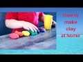 How to make clay at home #nzacrafts #clay