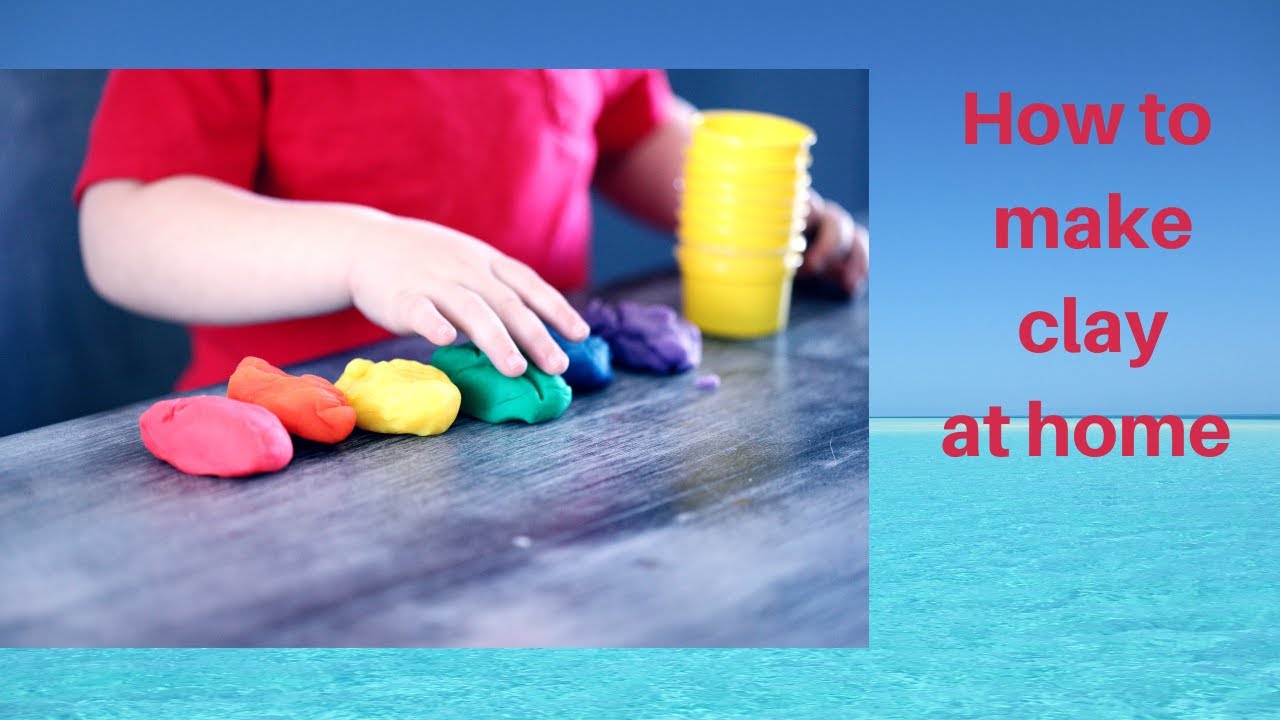 How to make clay at home nza clay YouTube