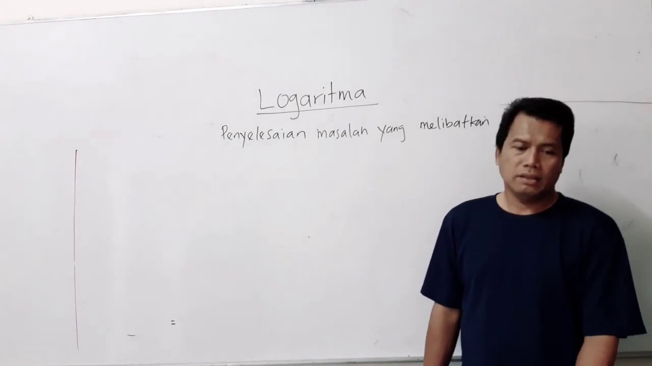 Penyelesaian Melibatkan Logaritma - YouTube