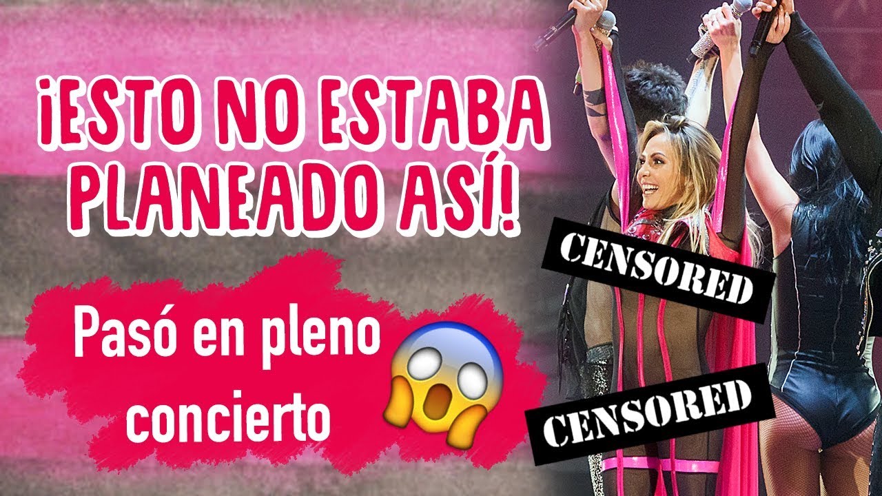 ACCIDENTES QUE PASAN EN PLENO CONCIERTO - ERIKA ZABA