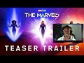 THE MARVELS TEASER TRAILER REACTION!!!