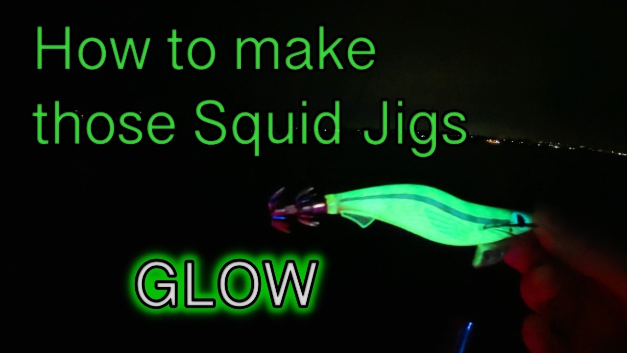 HOW TO MAKE YOUR SQUID JIGS GLOW - YouTube