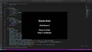Python - PyGame Pong