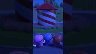 POGO SETS OFF FIREWORKS #shorts #oddbods #fireworks
