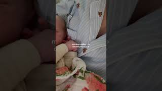 Forever grateful for these morning moments 🥹 #firsttimemom #momsoftikok #newbornbubble