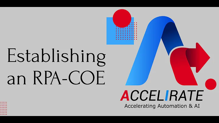 Establishing an RPA COE