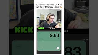 xQc proves he's the Goat of the Color Memory Game