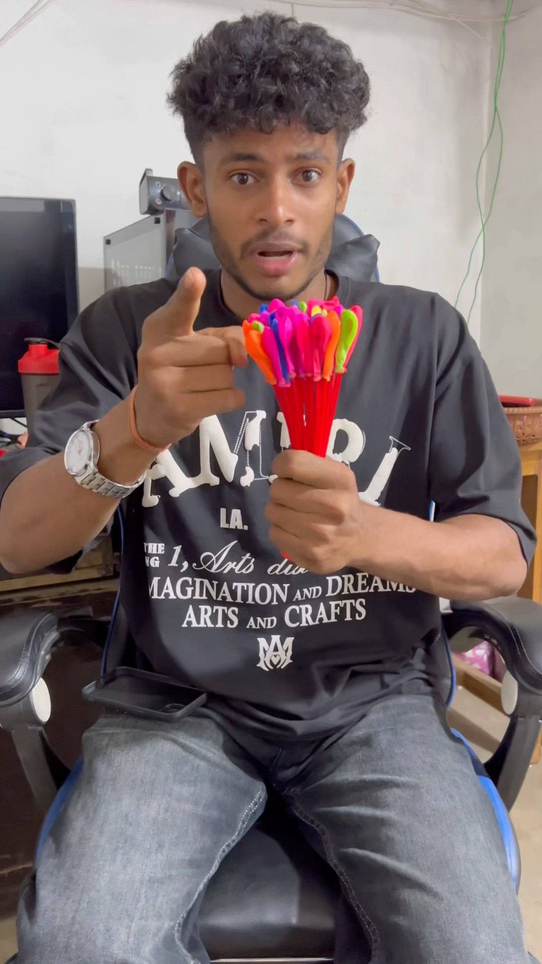 CHOTU KA JHADU BALOONS #shorts @FACTFIREKING