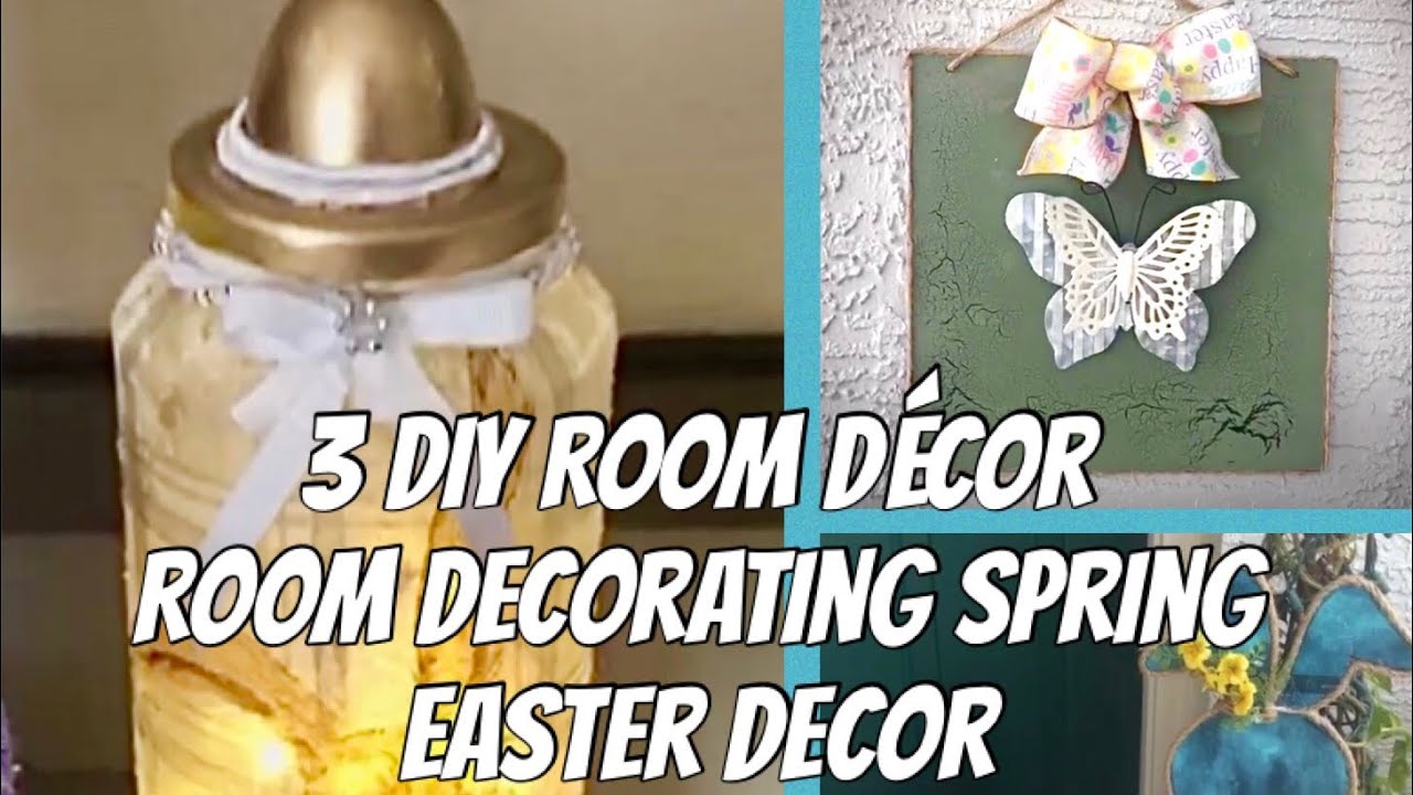 3 DIY Room Décor | DIY Room Decorating Ideas | Easy Dollar Tree DIY Wall Décor| Crafty Girl DIY ...