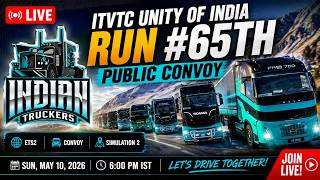 LIVE NOW 🚛 ITVTC #65 Public Convoy | Unity of India Run | ETS2 TMP