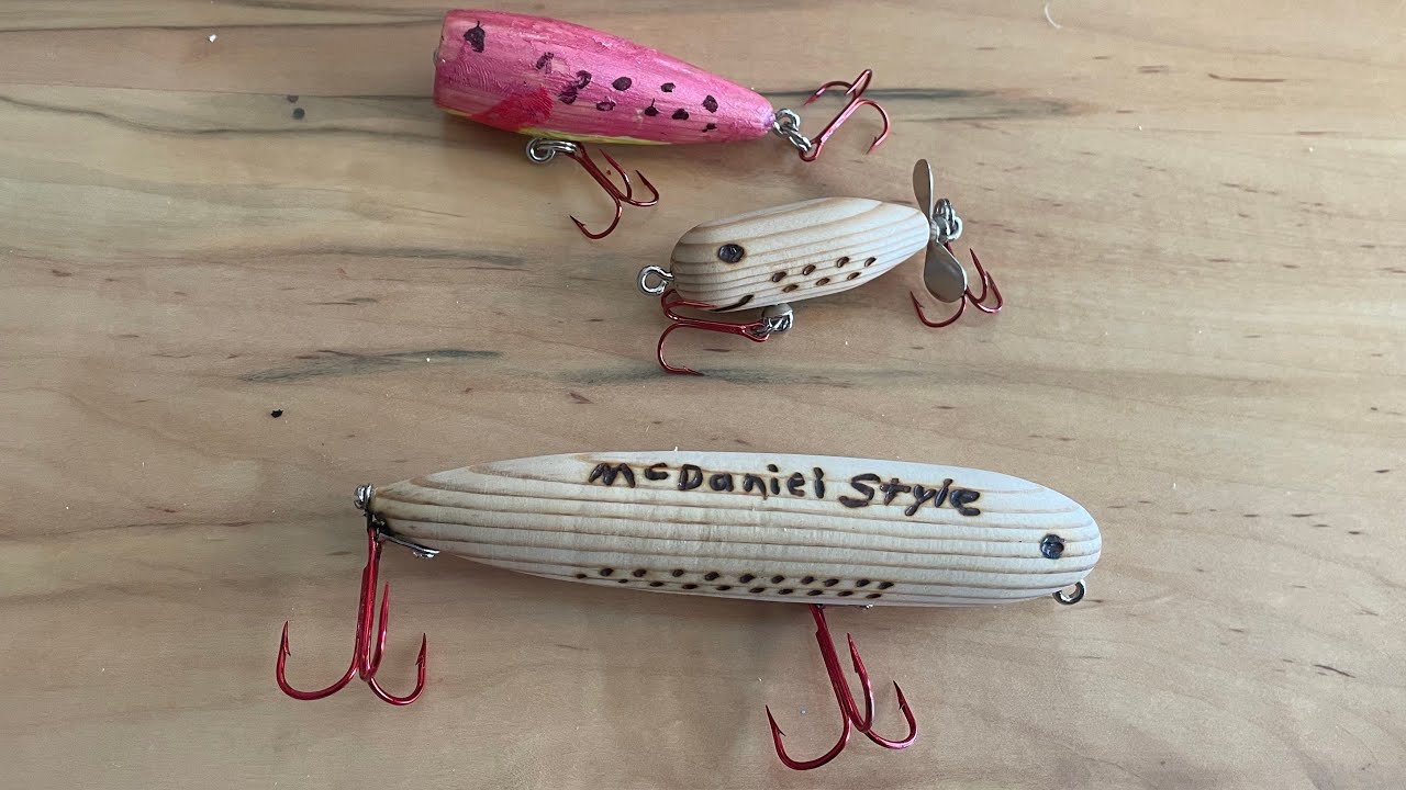 Using lathe to make fishing lures YouTube