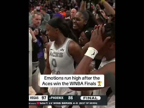 The emotions after winning a 3rd WNBA title 🥹❤️