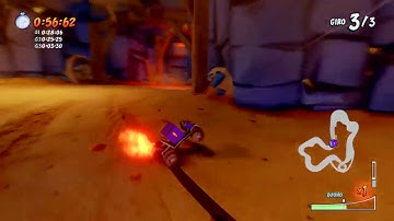 Crash™ Team Racing Nitro Fueled Dragon Mines dev time trial