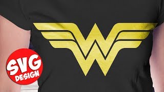 Download Wonder Woman Logo Svg Design For Silhouette Cricut Svg Files For Cricut Youtube