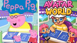 Peppa Pig in Avatar World | Evie and The Big Building