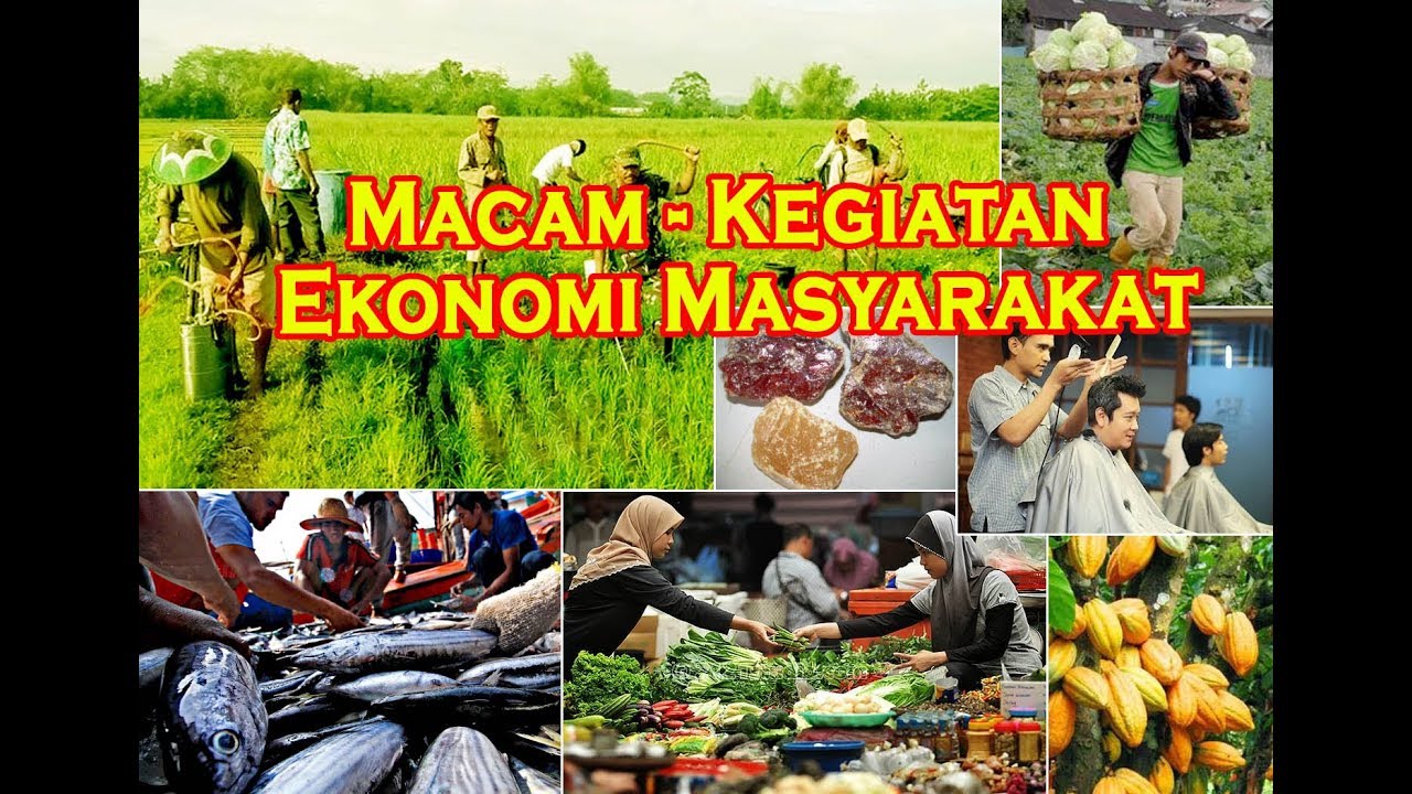 9 CONTOH  KEGIATAN EKONOMI YANG  ADA  DI  MASYARAKAT YouTube