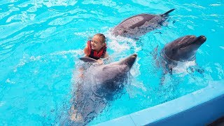 Катя плавает с дельфинами 🐋 Дельфинарий Немо Nemo в Киеве 🐳 Шоу Дельфинов 🐬 Катя плавает с дельфинами 🐋 Дельфинарий Немо Nemo в Киеве 🐳 Шоу Дельфинов 🐬