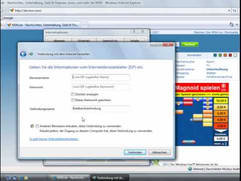 Internet-Verbindung und Browser - Windows Vista Episode 92