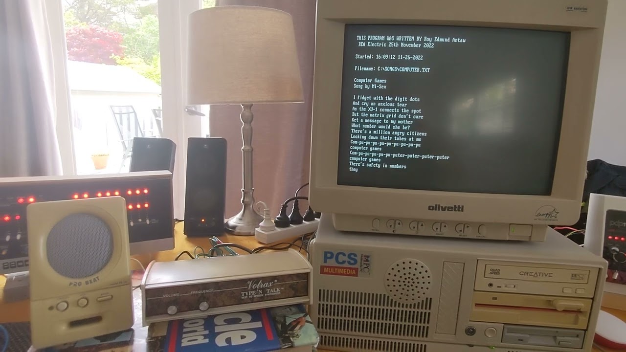 Can a Votrax 1980s Text to Speech Synth Sing?