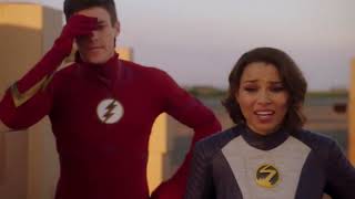 The Flash Deleted Scene from 5x02: Barry training Nora