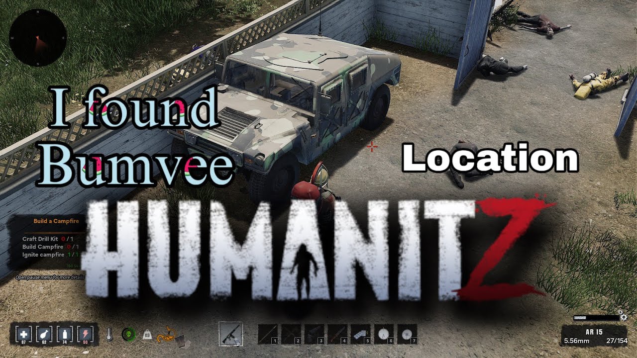HumanitZ find new bumvee,location ver.1.0