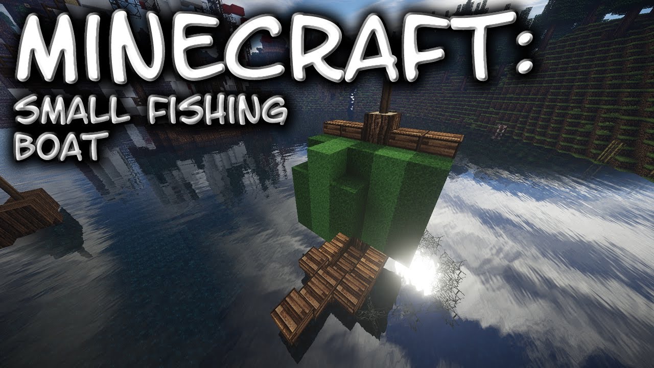 Minecraft: Small Medieval Fishing Ship Tutorial 1 - YouTube